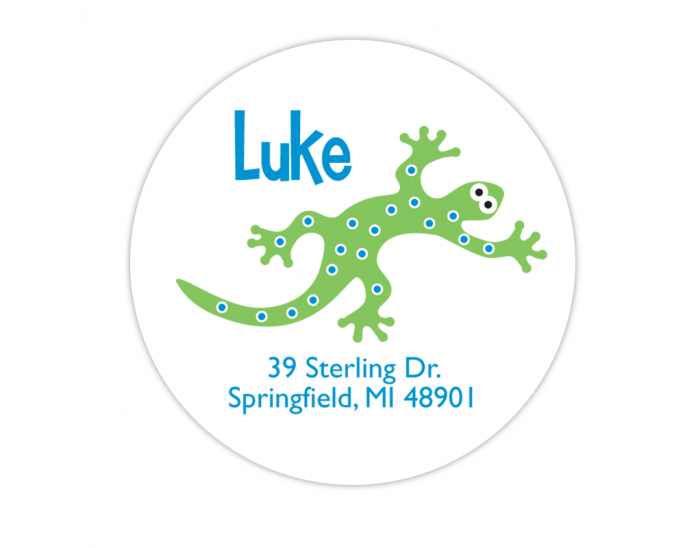 Lizard Address Label Lizard Address Label