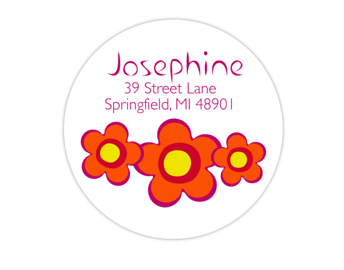 Many Cool Flowers Address Label Many Cool Flowers Address Label