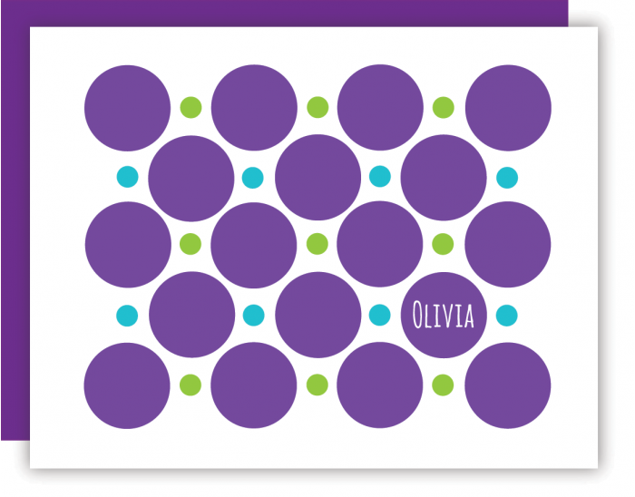 Big n Small Dots Purple