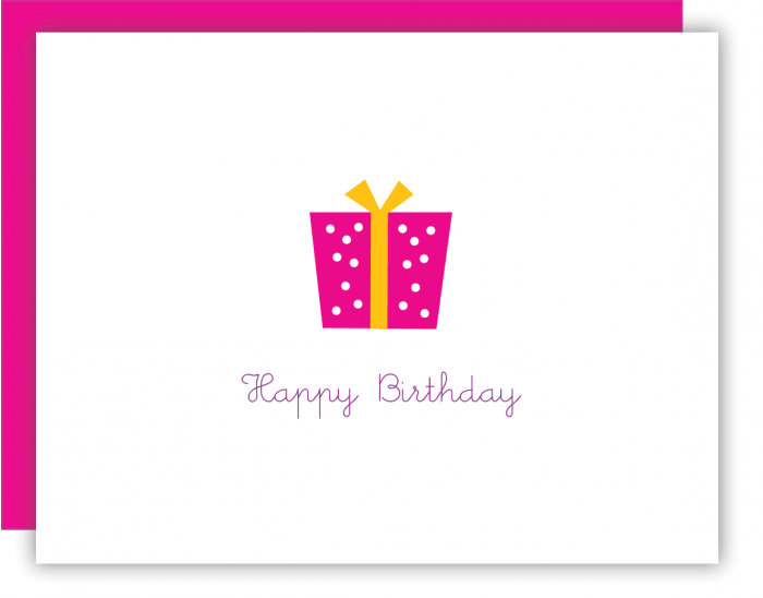 Birthday Present Pink