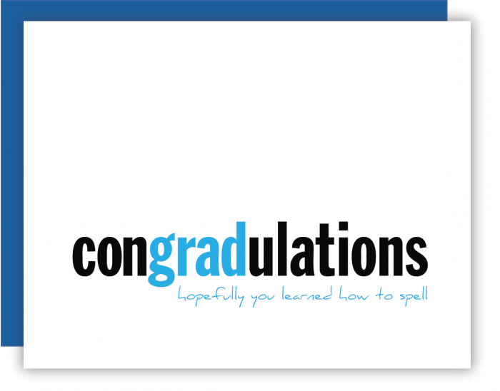 ConGRADulations Blue