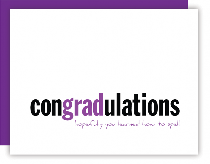 ConGRADulations Purple