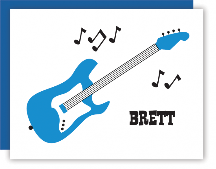 Electric Guitar Blue