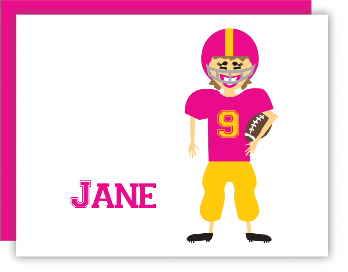 Football Player Pink