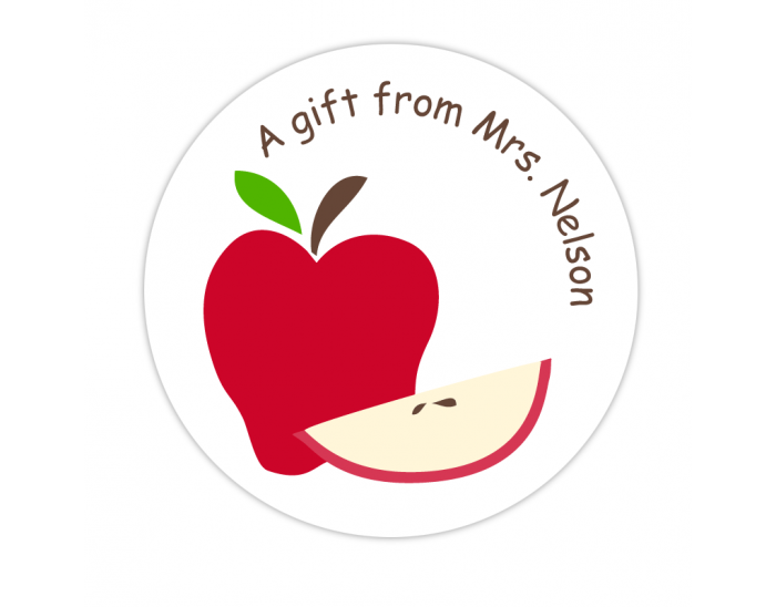 Apple Gift Label