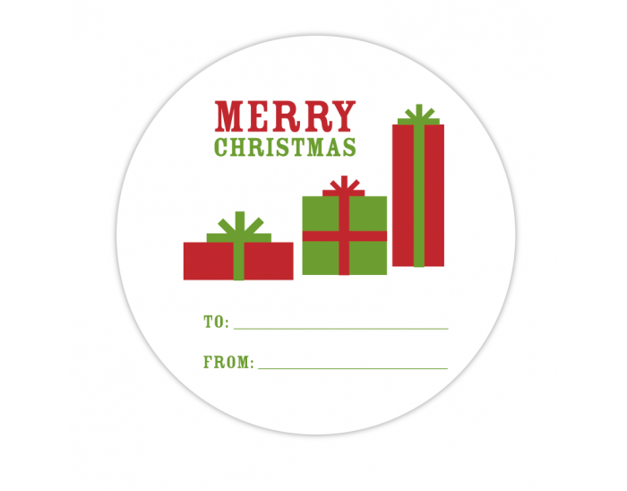 Christmas Gifts Gift Label