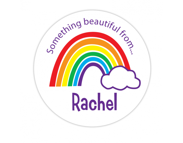 Rainbow Gift Label