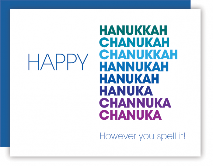 Hanukkah Spell It!