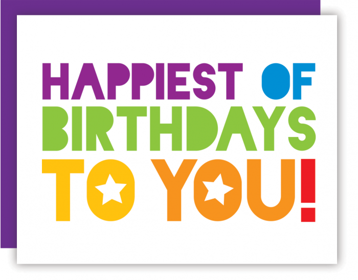 Happiest Birthdays Colors