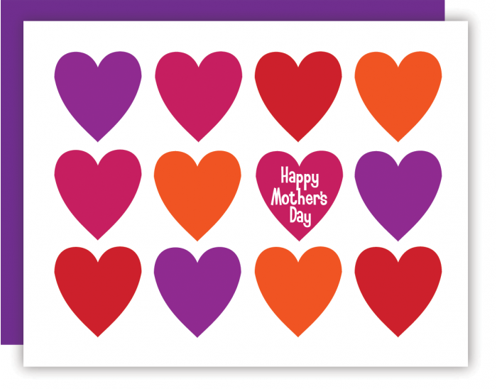 Mother's Day Hearts